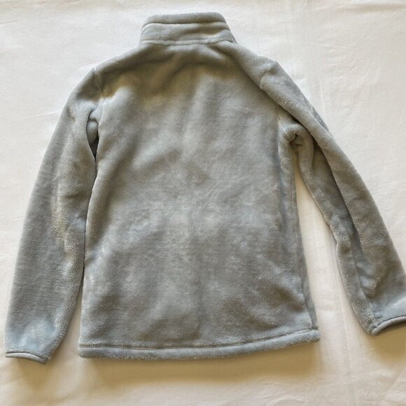 32 Degrees Heat Girls Gray Polyester Faux Fur Jacket Size 10/12 - Picture 4 of 6